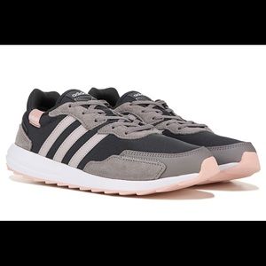Adidas RetroRun sz 8.5 taupe/pink/grey